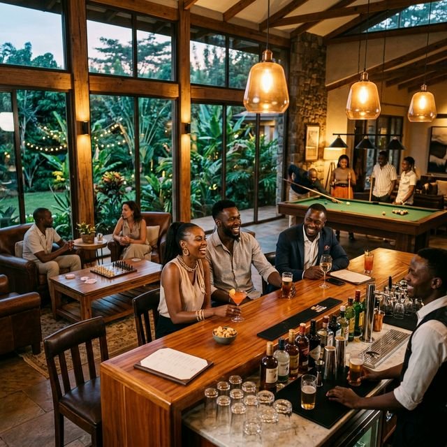 Luxury Bar and Games Area